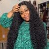 32'' arrogant 32'' arrogant curl 4x4 closure wig in natural black