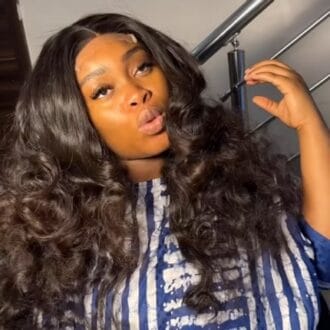 26” donor bounce 400g 4x4 closure wig