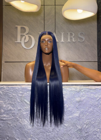 dark blue bone 28' 4x4 wig