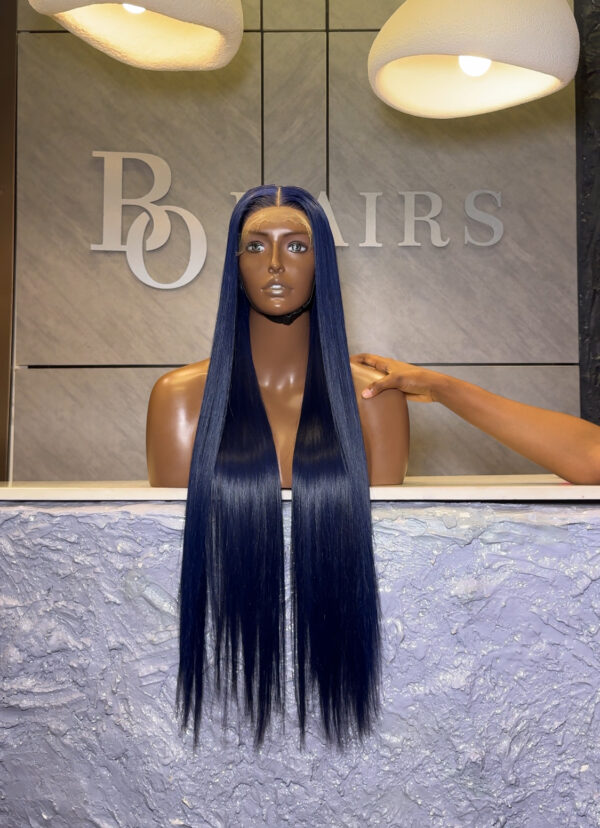 dark blue bone 28' 4x4 wig