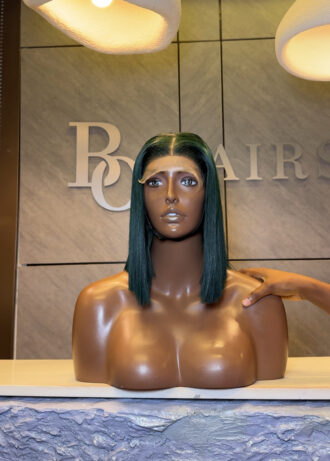 dark green bone 12' 4x4 wig