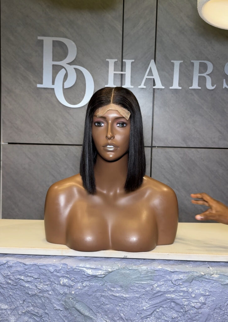 shiny bob 10′ kim k wig