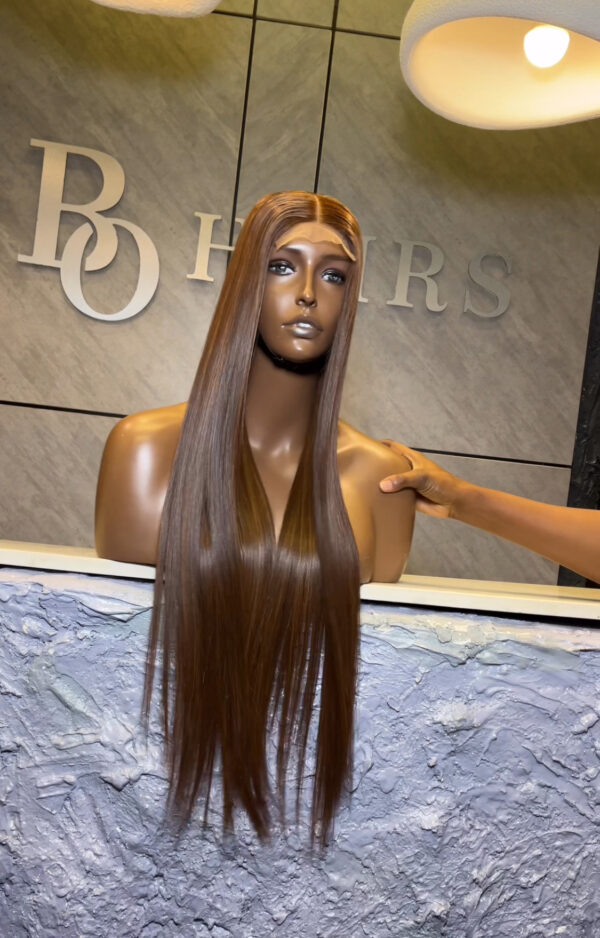 highlighted bone 26' closure wig