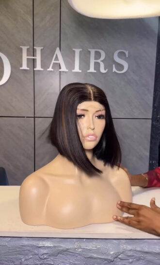highlighted bone 10′ kim k wig