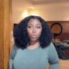 water curly 12′ frontal wig